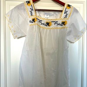 Women’s Paul & Joe white bohemian shirt size 4